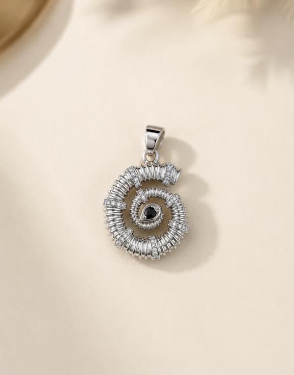 Charm / Dije De Espiral con zirconia