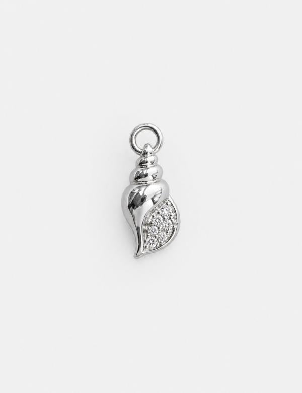 Charm / Dije De Concha Con Zirconia