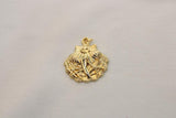 Charm / Dije De Concha Con Relieve