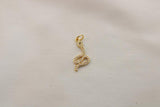 Charm / Dije De Serpiente Pequeña Con Zirconia