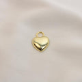 Charm / Dije De Corazón Hueco