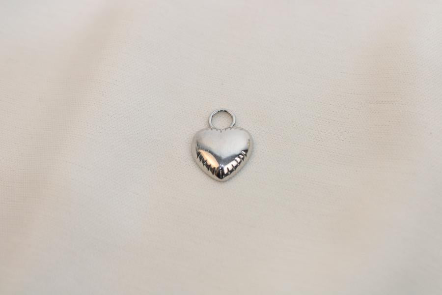 Charm / Dije De Corazón Hueco
