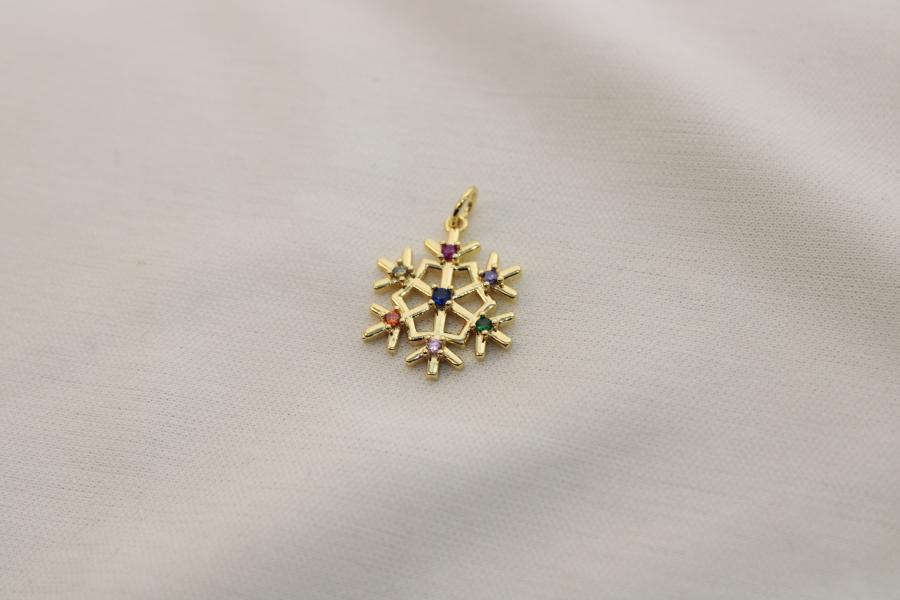 Charm / Dije De Copo De Hielo De Colores