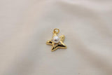 Charm / Dije De Estrella Con Perla En El Centro