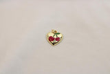 Charm / Dije De Corazón Con Cereza