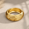 Brazalete Chunky Asimétrico Arrugado