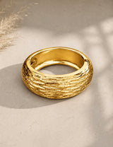 Brazalete Chunky Asimétrico Arrugado