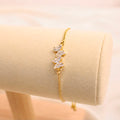 Pulsera Ajustable De Lazo Con Zirconia