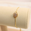 Pulsera Ajustable Antiestrés Con Zirconia