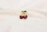 Broches/Prendedores De Cereza Acero