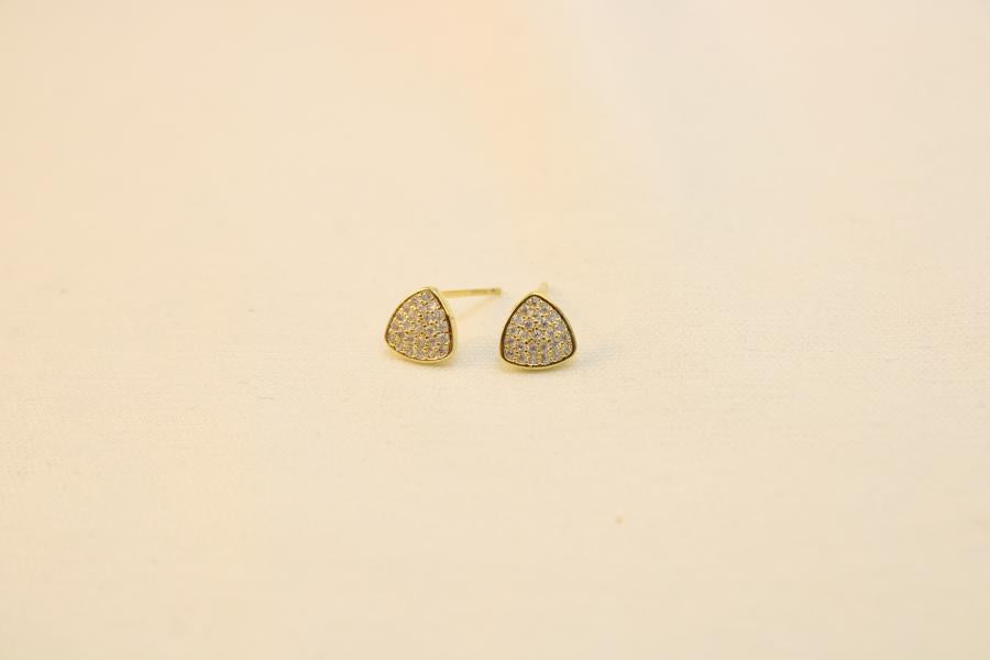 Arete Triangular Con Brillo