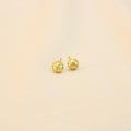 Arete De Bolita Con Relieve