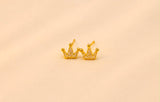Arete De Corona Con Brillo