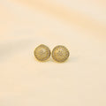 Arete Redondo Con Brillo