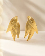 Arete Con Forma De Hoja