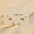 Set De 2 Estrella Y Zirconia