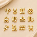 Dije De Signos Zodiacales En Forma De Globo Dorado
