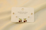 Set De Cereza, Perla Y Zirconia