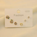 Set De 2 Manzana Y Zirconia