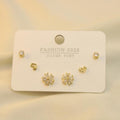 Set De Corazón, Flor Y Zirconia