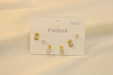 Set De 2 Piñas Y Zirconia