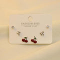 Set De Cereza, Lazo Y Zirconia