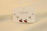 Set De Cereza, Lazo Y Zirconia