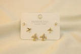 Set De 2 Aviones Y Zirconia