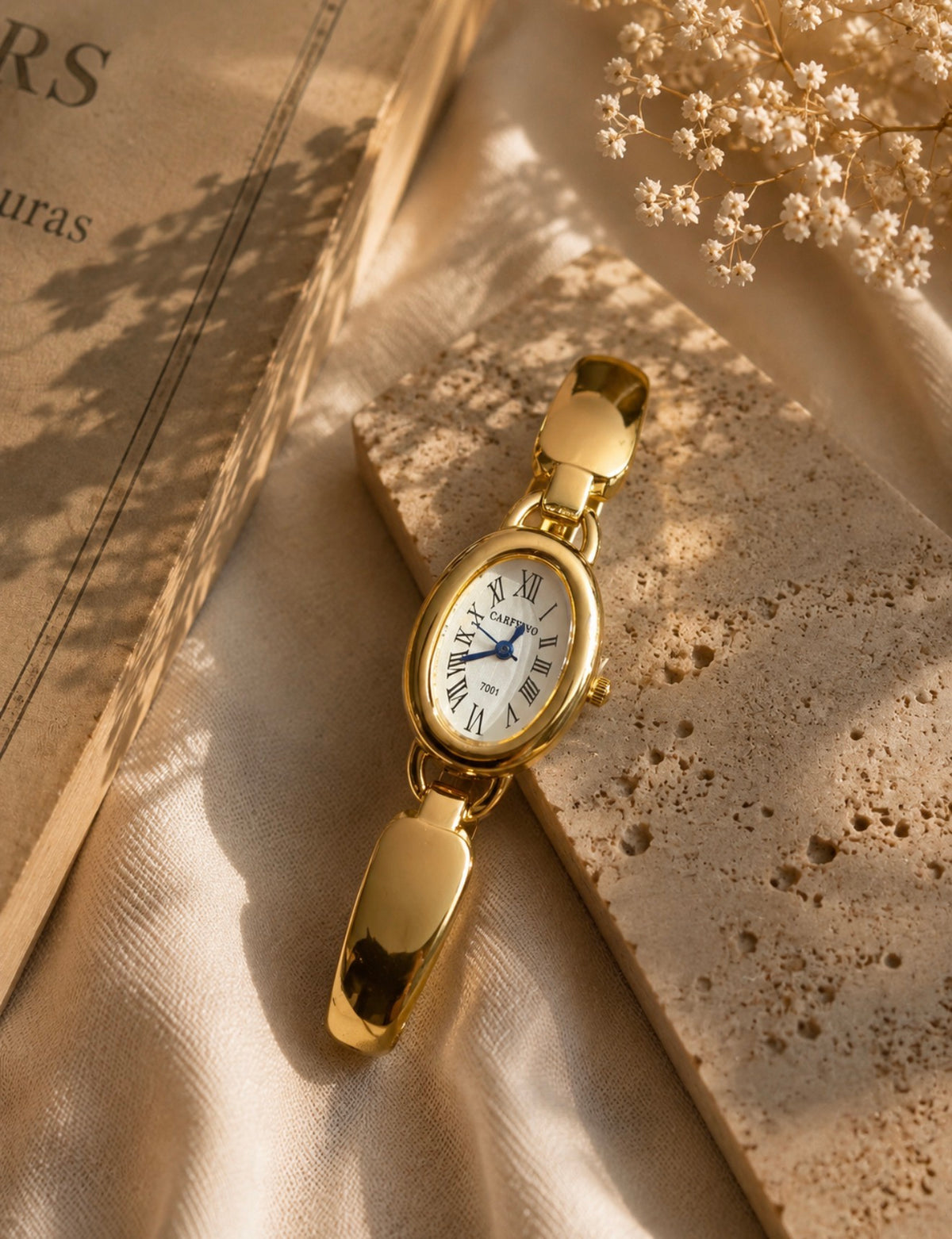 Reloj Vintage Ovalado Liso