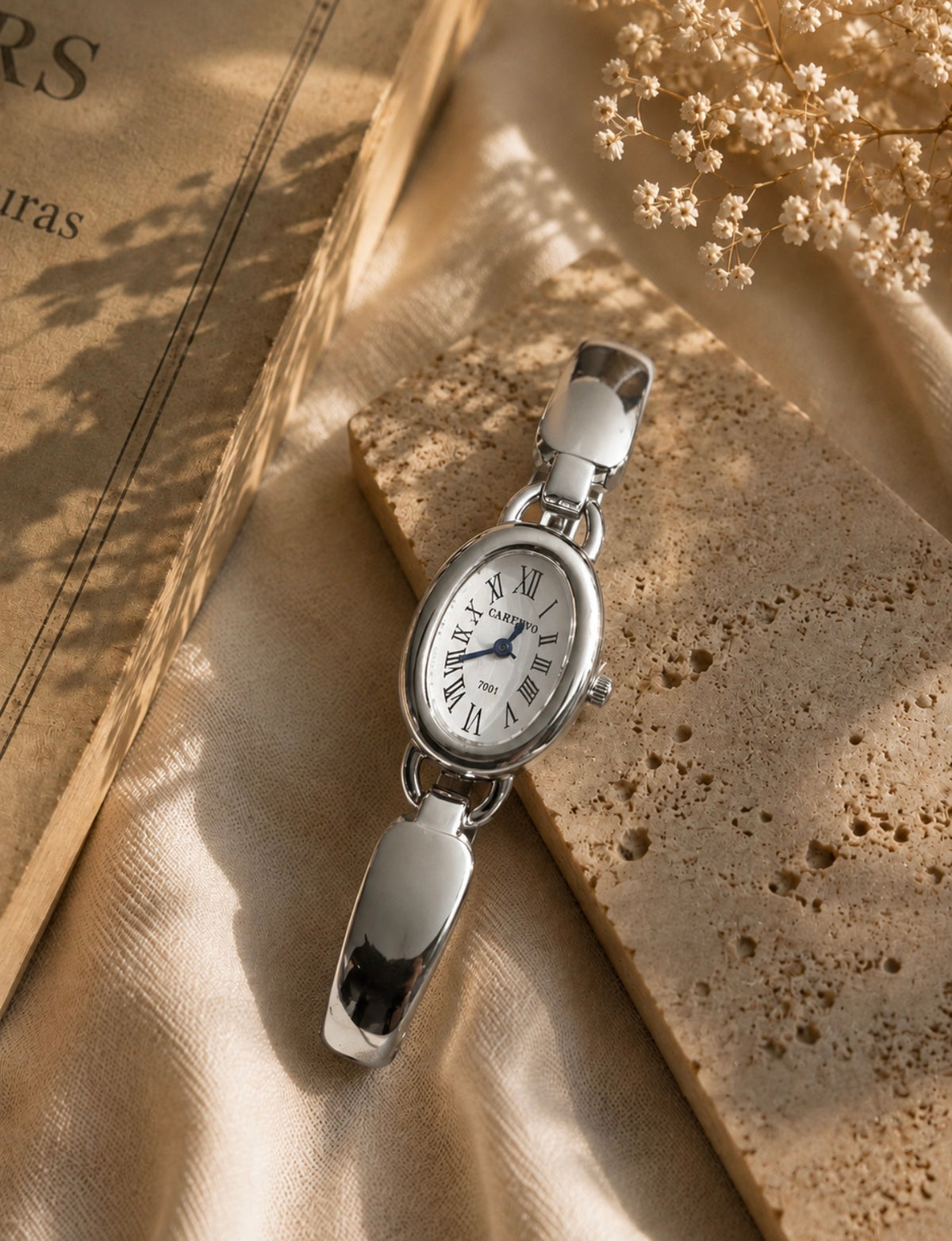 Reloj Vintage Ovalado Liso