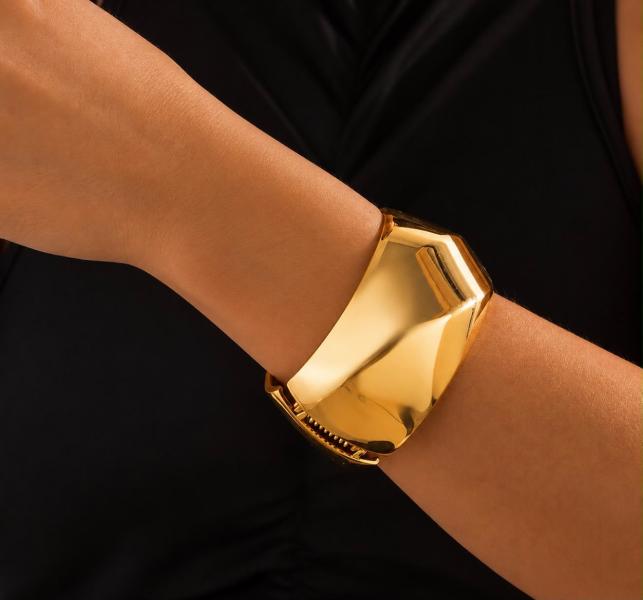Brazalete Chunky Con Relieve