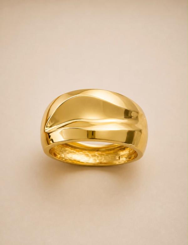 Brazalete Chunky Con Relieve