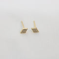 Arete Estilo Rombo Brillante