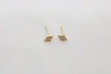 Arete Estilo Rombo Brillante