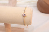 Pulsera Ajustable De Zirconias