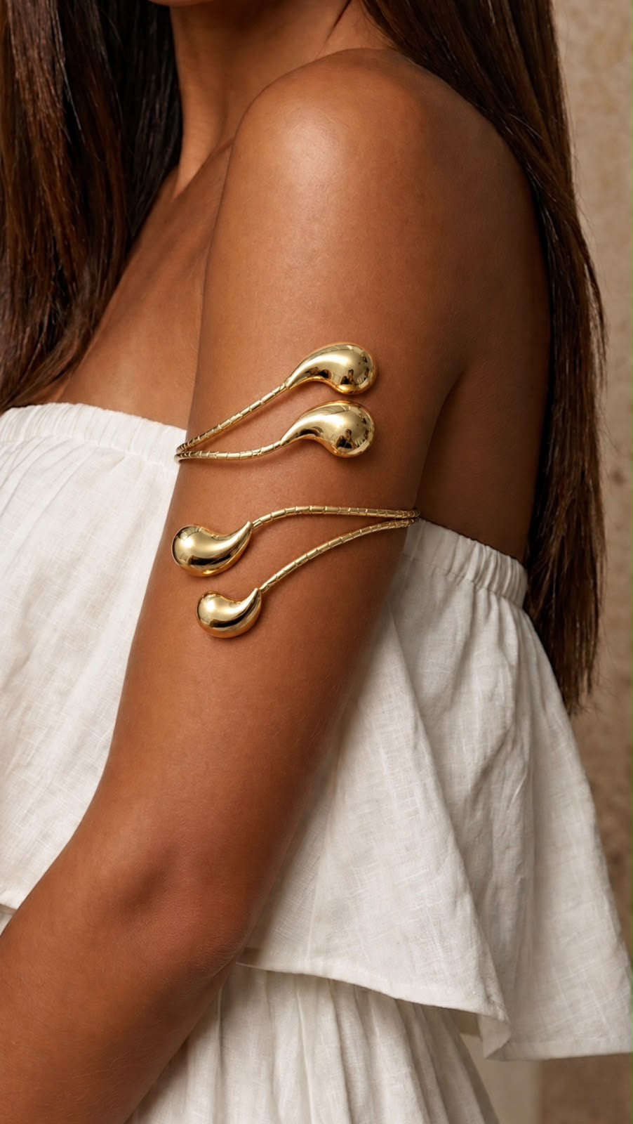 Brazalete De Fantasia Con Relieve De 4 Gotas