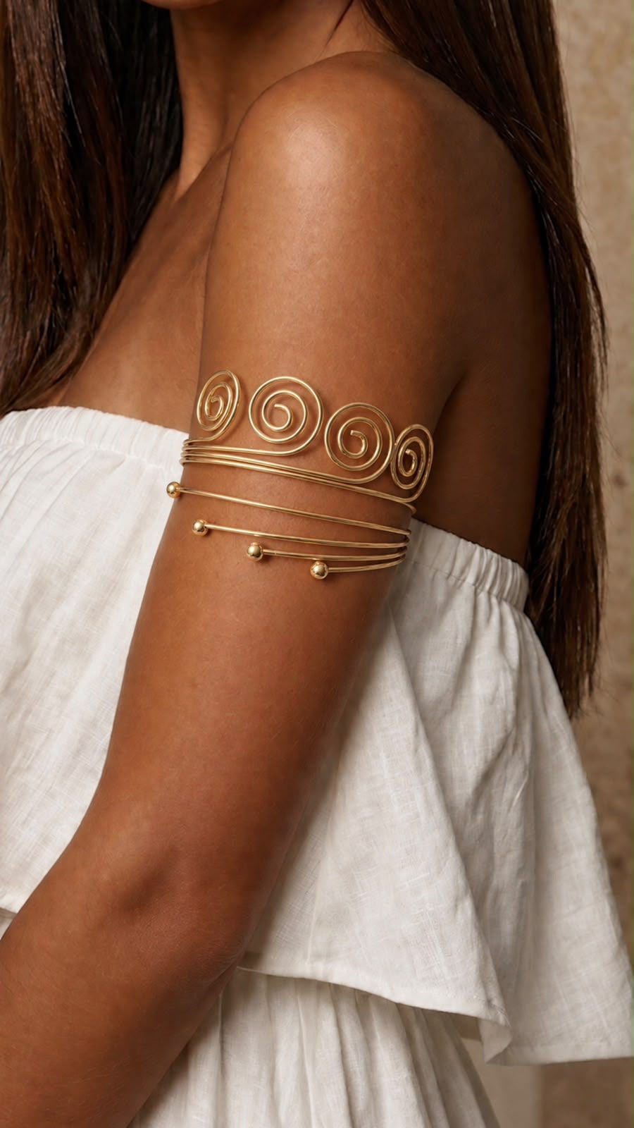 Brazalete De Fantasia Con 4 Espiral