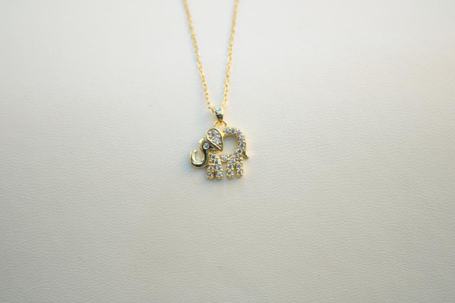 Cadena fina elefante