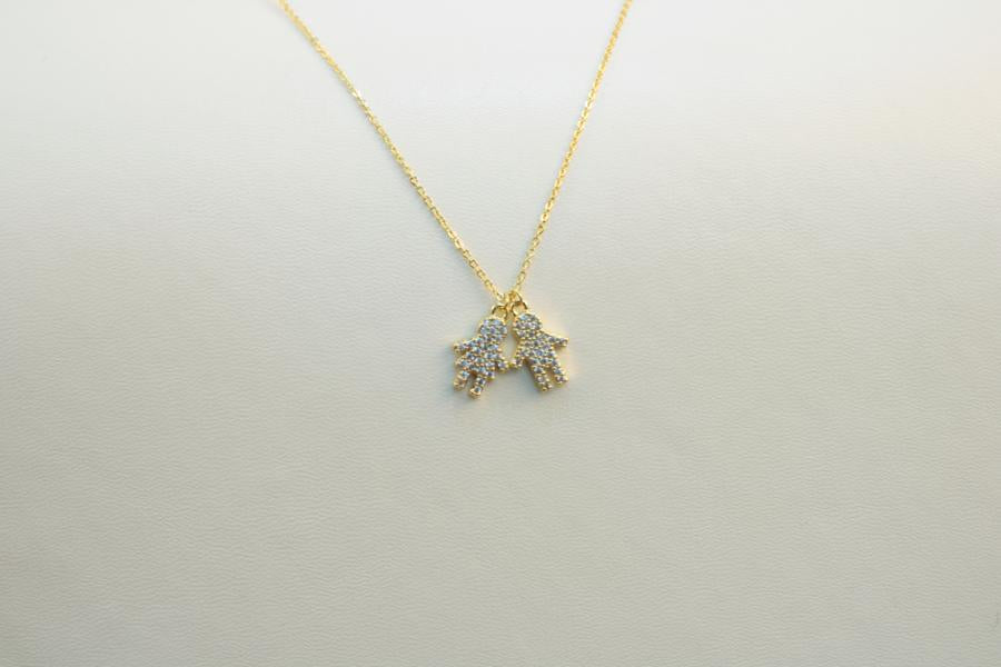 Cadena fina de pareja