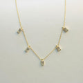 Cadena fina con zirconia