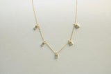 Cadena fina con zirconia