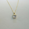 Cadena fina con zirconia