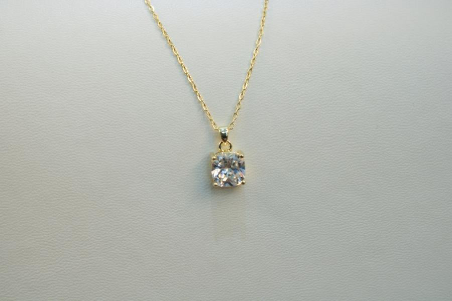 Cadena fina con zirconia