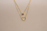 Cadena fina corazon