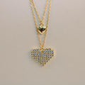 Cadena fina corazon