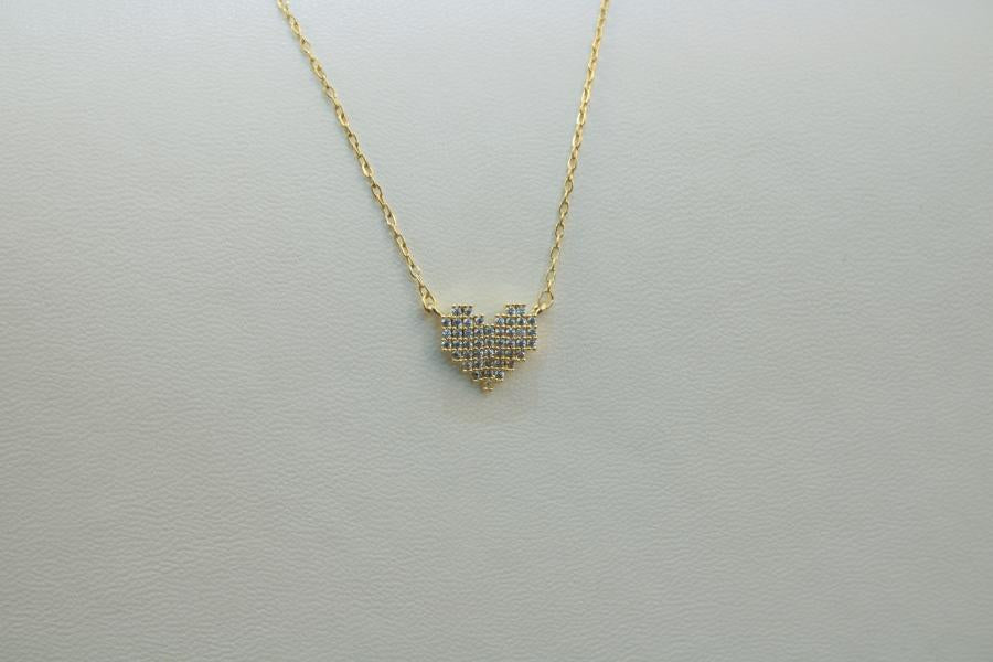 Cadena fina corazon