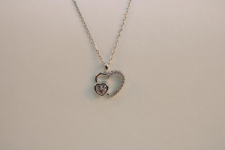 Cadena fina corazon