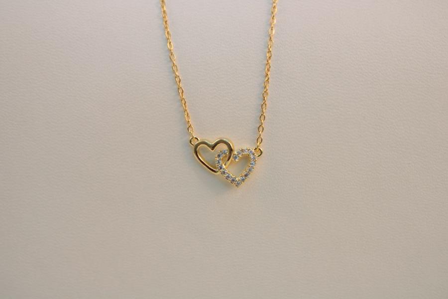 Cadena fina corazon