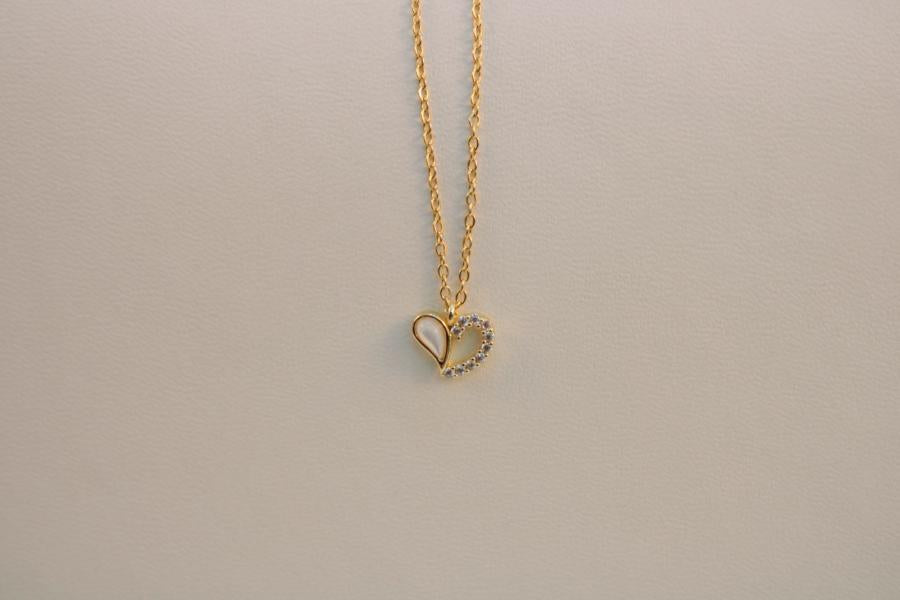 Cadena fina corazon