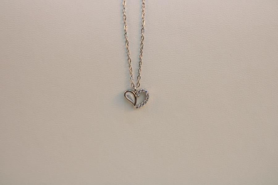Cadena fina corazon